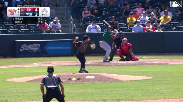 J.T. Arruda homers (2) on a fly ball to right center field.