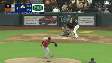Chad Wallach walks. Joey Meneses scores. Michael Stefanic to 3rd. Brian Serven to 2nd.
