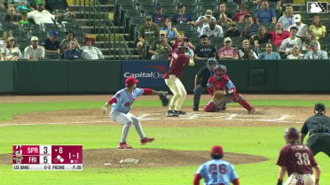 Marcus Lee Sang homers (7) on a fly ball to right center field. Rafe Perich scores. Corey Joyce scores.