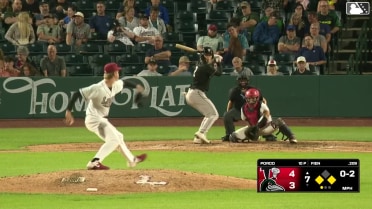 Dylan Fien lines into an unassisted double play, first baseman Anson Aroz. Breyson Guedez out at 1st.