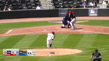 Shane Sasaki singles on a ground ball to right fielder Andy Garriola. Austin Hendrick scores. Alexander Vargas to 3rd.