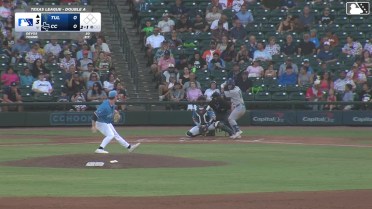 Taylor Young homers (2) on a fly ball to left center field.