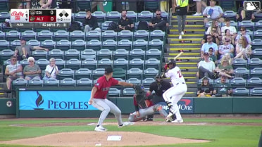 Murf Gray reaches on a throwing error by third baseman E.J. Exposito. Jesus Castillo scores. Titus Dumitru to 3rd. Murf Gray to 2nd.