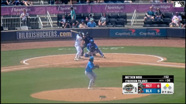 Matthew Wood homers (3) on a fly ball to right center field. Mark Coley II scores. Dasan Brown scores.