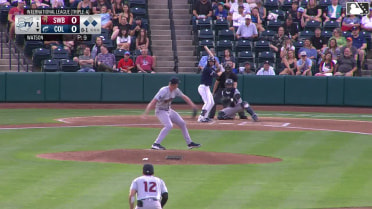 CJ Kayfus homers (1) on a fly ball to right center field. Joe Lampe scores. Juan Brito scores.