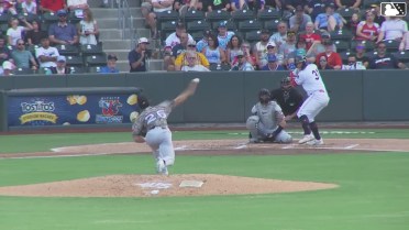 Andrew Cossetti homers (17) on a fly ball to left field.