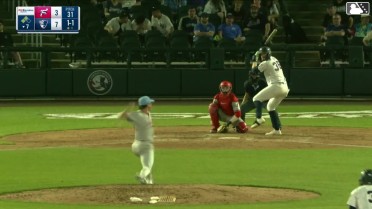 Tyler Hardman doubles (3) on a line drive to left fielder Austin Murr. DJ Gladney scores. George Lombard Jr. scores.