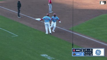 Héctor Rodríguez's sixth homer