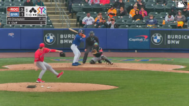 Jackson Cluff homers (4) on a fly ball to right field.