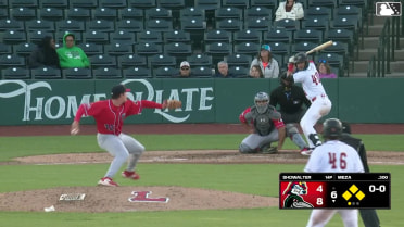 Jose Meza singles on a ground ball to right fielder José Suárez. Mike Sirota scores. Eduardo Quintero to 3rd. Nico Perez to 2nd.