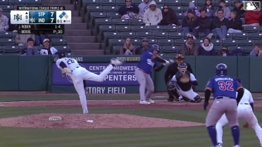 Brandan Bidois In play, run(s) to Alan Roden