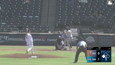 Edward Lantigua grounds out, shortstop Bryce Martin-Grudzielanek to first baseman Hans Montero. Branny De Oleo scores.