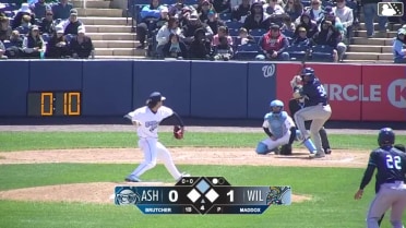 Riley Maddox In play, run(s) to Freuddy Batista