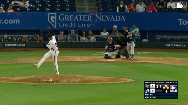 Yilber Diaz's sixth strikeout