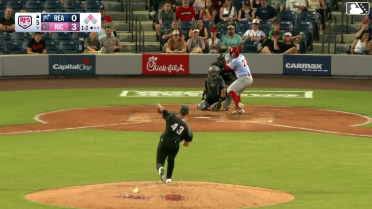 Raider Tello singles on a ground ball to right fielder Jean Carlos Sió. Carson DeMartini scores.