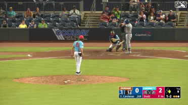Dylan Dodd picks up his seventh strikeout