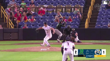 Mason Neville homers (9) on a line drive to right center field.