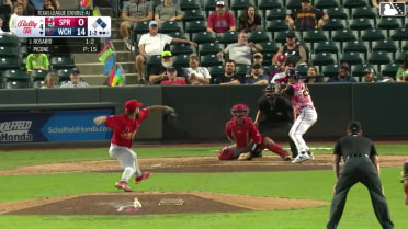 Kala'i Rosario homers (1) on a fly ball to left field. Jose Salas scores. Ben Ross scores.