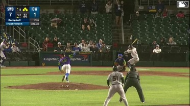 Cole Gabrielson singles on a fly ball to right fielder Kevin Alcántara. Oswaldo Cabrera scores. Yanquiel Fernández to 3rd. Ernesto Martinez Jr. to 2nd.