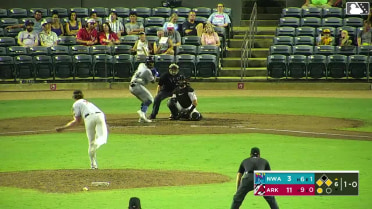 Alberto Rodriguez out on a sacrifice fly to center fielder Jonny Farmelo. Connor Scott scores.