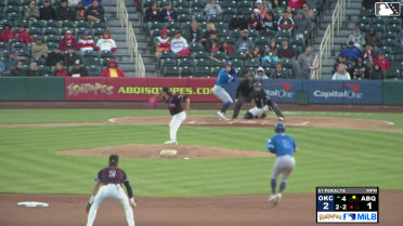 Jack Suwinski singles on a ground ball to left fielder Drew Avans. Austin Gauthier scores.