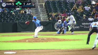 Jean Joseph out on a sacrifice fly to center fielder Luis Cova. Adam Hackenberg scores. Giaconino Lasaracina to 3rd.