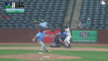 Jhonny Severino homers (13) on a fly ball to left center field.