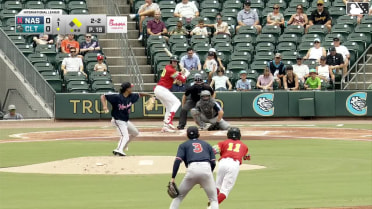 Nolan Jones homers (13) on a fly ball to center field. Rikuu Nishida scores. Michael Turner scores.