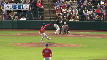 Milan Tolentino homers (20) on a fly ball to right center field.