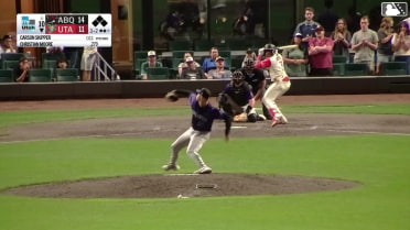 Christian Moore singles on a ground ball to center fielder Cole Carrigg. Omar Martinez scores. Bryce Teodosio scores. Nelson Rada to 3rd.