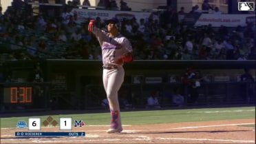 Pablo Aliendo's two-run home run