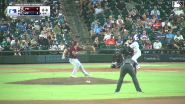 Max Holy out on a sacrifice fly to right fielder Keith Jones II. Cameron Sisneros scores.