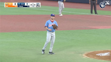 Cooper Chandler collects the 1st of his 7 strikeouts