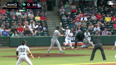 Briggs McKenzie records his first High-A strikeout