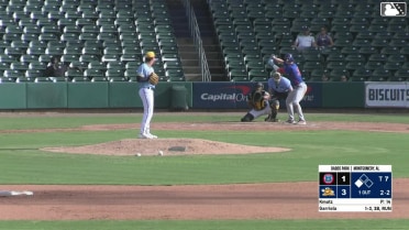 Andy Garriola grounds out, second baseman Jadher Areinamo to first baseman Kamren James. Owen Ayers scores.