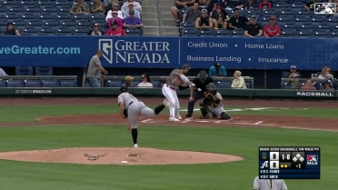 Pavin Smith belts a solo home run to left field