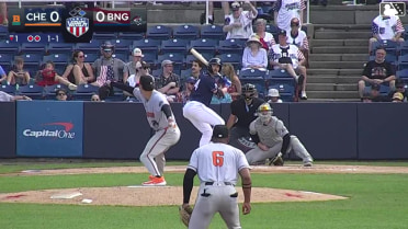 Sebastian Gongora In play, run(s) to JT Schwartz