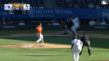 Jacob Amaya singles on a ground ball to center fielder Junior Perez. LuJames Groover scores. Tyler Locklear to 2nd.