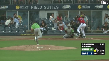 Garrett Baumann In play, run(s) to Luke Adams