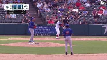 Daniel Palencia records a strikeout in rehab outing
