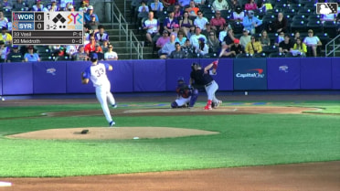 Mike Vasil's first strikeout of the game