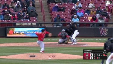 Daniel Dickinson grounds into a double play, shortstop Jalin Flores to second baseman Cade McGee to first baseman Josh Kross. Marco Dinges out at 2nd. Daniel Dickinson out at 1st.