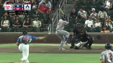 Orlando Martinez hits a grand slam (2) to right field. John Taylor scores. Jonah Bride scores. Keyber Rodriguez scores.