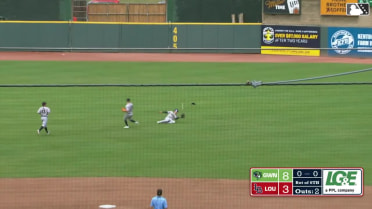 Andrew Velazquez's sliding catch