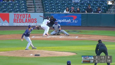 Dervy Ventura out on a sacrifice fly to shortstop Edgar Montero. Ricardo Cova scores.