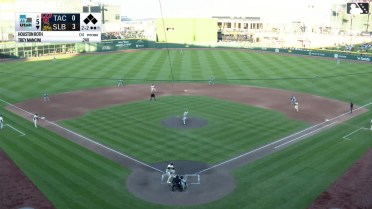 Trey Mancini hits a grand slam (3) to left center field. Christian Moore scores. Denzer Guzman scores. Donovan Walton scores.
