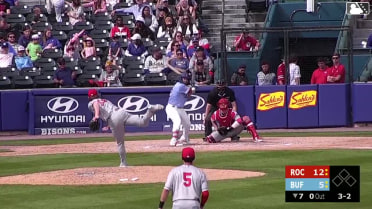 Yohendrick Piñango homers (11) on a line drive to right field.