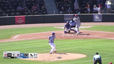 Ruben Ibarra singles on a ground ball to left fielder Ethan Hearn. Zavier Warren scores. Ryan McCrystal to 2nd.