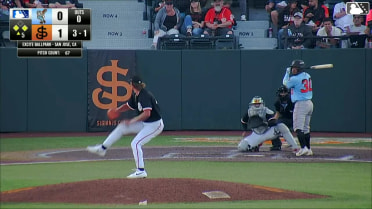 Ricardo Cova grounds into a force out, third baseman Dario Reynoso to second baseman Isaiah Barkett. Korbyn Dickerson scores. Aiden Taurek out at 2nd. Ricardo Cova to 1st.