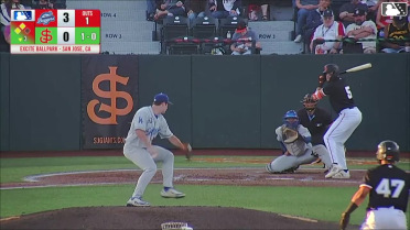 Cam Maldonado out on a sacrifice fly to right fielder Ching-Hsien Ko. Broedy Poppell scores. Jose Ramos to 3rd.
